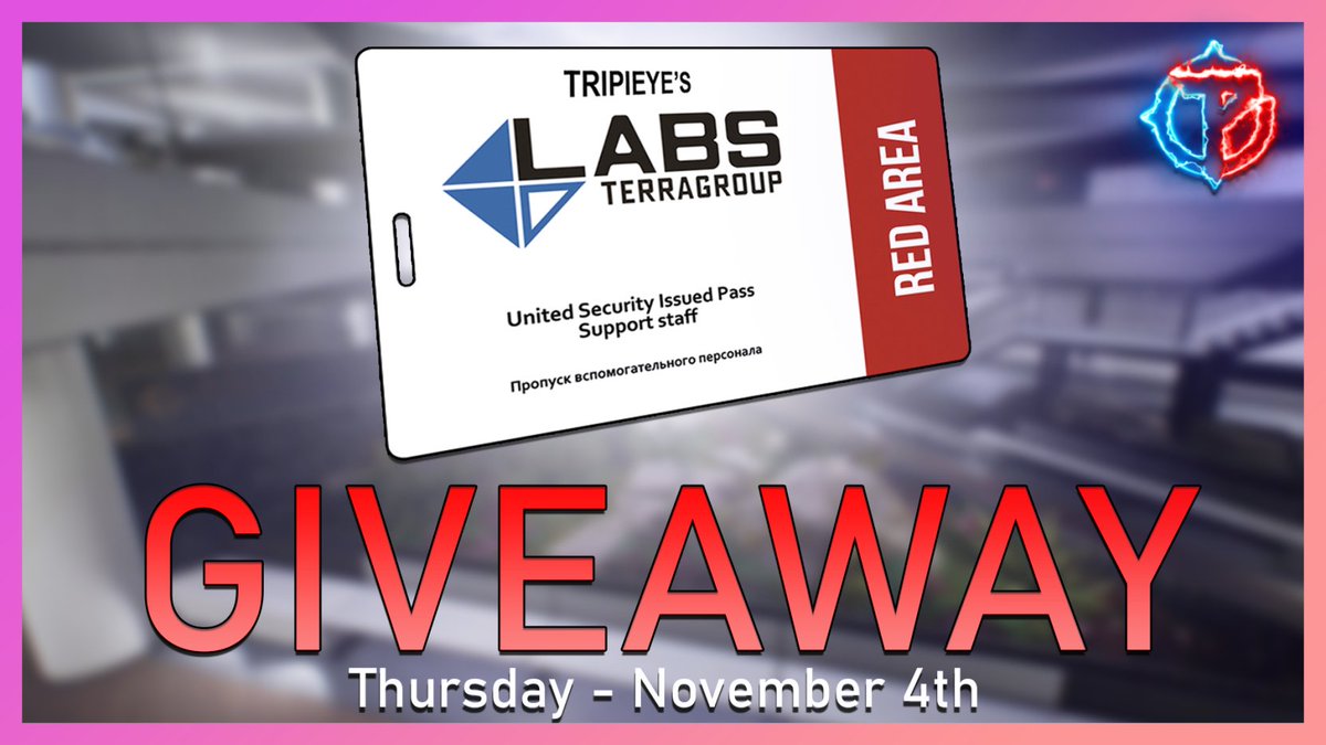 Giving this bad boi away on November 4th! 

Enter Here 🎟️ gleam.io/HSteU/red-card… 

#EscapefromTarkov #EFT #Giveaway