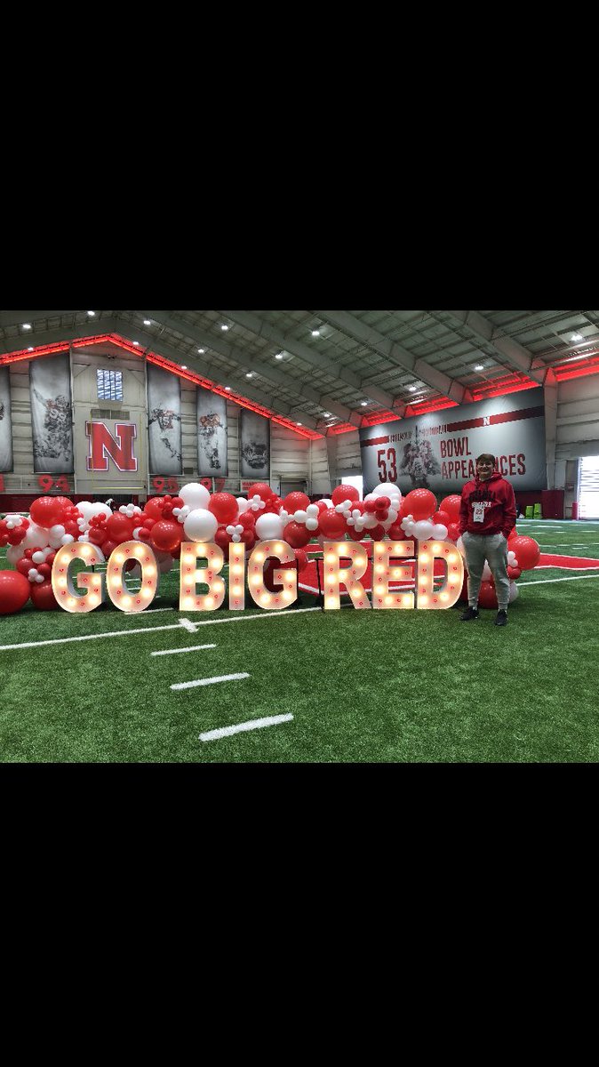 After a great game day visit I am excited to announce I have received an offer from The University of Nebraska!! 🔴⚪️