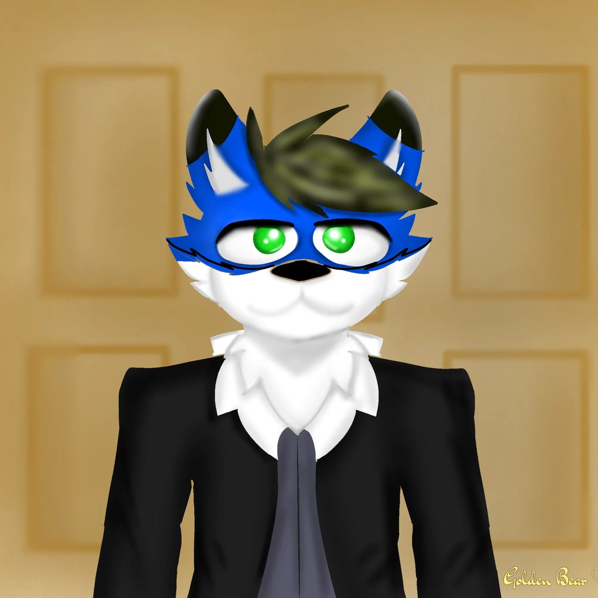BluehexW's tweet photo. Un hermoso dibujo random creado por @GoldenB00288019 es increíble muchas gracias hermanito polar :3
#bluehexwolf #furrosdelnorte #furries https://t.co/rHNqMswcPS