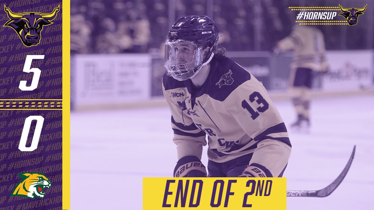 MinnStMHockey's tweet photo. We're through 40 minutes of @CCHAHockey action here in the #KeyCity. Brendan Furry with 3 Gs and a period to go. https://t.co/Pa03sJvEg6