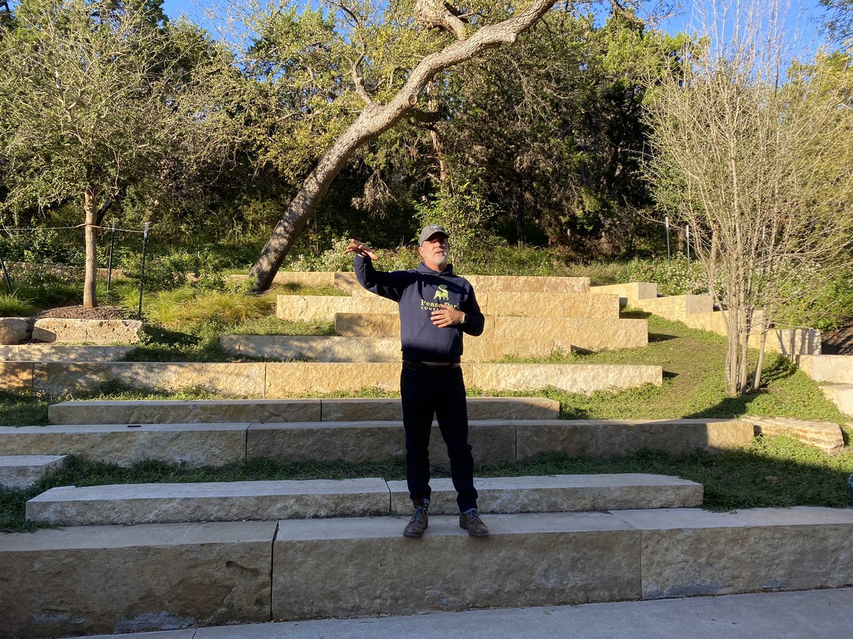 BrandWriter's tweet photo. Heart was full yesterday with CreativeMornings/Austin back in person. @cm_austin
We did a walking tour of the recently redesigned Kingsbury Commons; lead by Heath Riddles, CEO of the @PeasePark Conservancy #CMATX #CMdesign https://t.co/hqEhgprP4Q