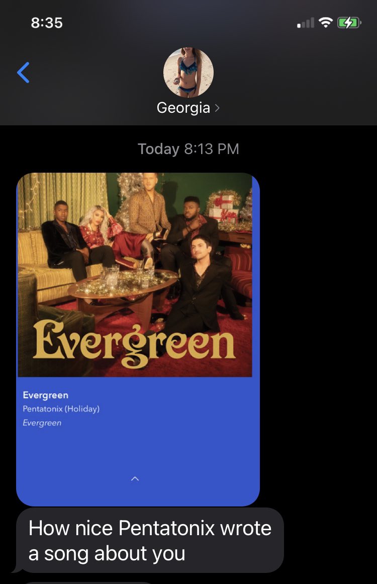 raradragonfly's tweet photo. When your daughter sends you a link to a song and says she thinks @PTXofficial wrote it for you. #HeartExplosion #Evergreen #GoListen https://t.co/RuZj0i8qeW