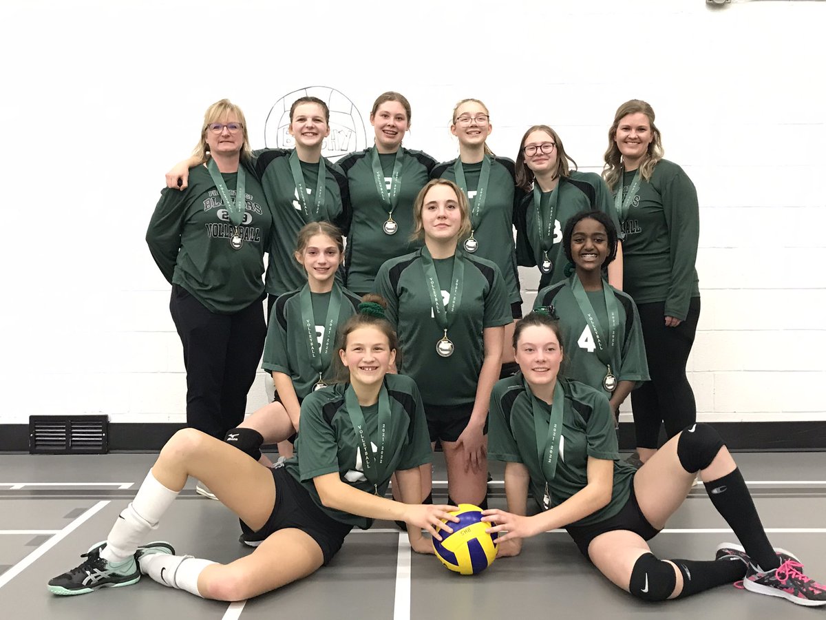 Your West Central Junior Girls champions - the Beechy Blazers.  Congratulations to all teams that attended - what great volleyball and sportsmanship throughout the day!