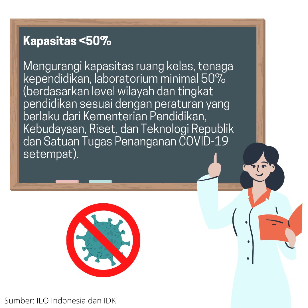 Protokol Kesehatan di Tempat Pendidikan. 
Apa aja sih? Yuk simak penjelasannya.
<a href="/IndonesiaILO/">ILO Indonesia</a> 
<a href="/AJI_JAKARTA/">AJI Jakarta</a> 
#rumahjurnalis
#bebasCovid19