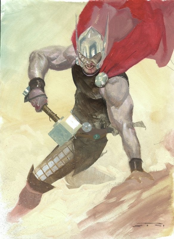 RT @theaginggeek: Thor by Esad Ribic
#Thor https://t.co/PnlLnyXGty