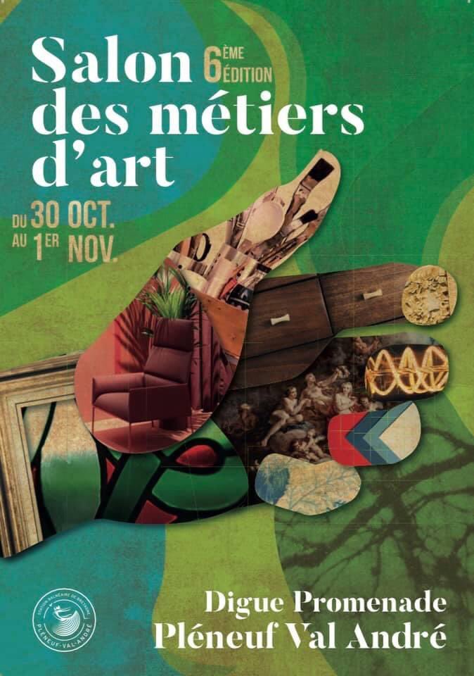 22370Pleneuf's tweet image. [ 6ème salon des métiers d’art] 🎭

Du 30 octobre au 1er novembre 2021 sur la digue promenade du Val-André.@OuestFrance22 @france3Bretagne @TLGLamballe @LePenthievre @CCIcotesdarmor @CMA22440