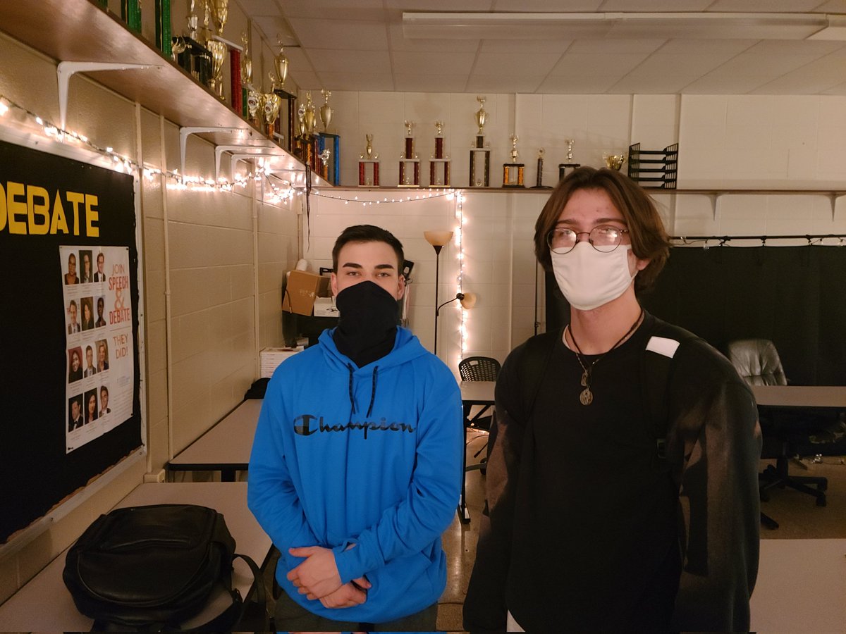 Congrats to Blaine and Carson on being the first public school team IN MISSOURI HISTORY to get a bid to the tournament of champions in policy debate.