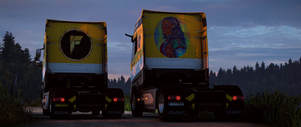 Sjovn1's tweet photo. Thank you @fastcargovtc and all the members there for the time with you! We have had a lot of fun together 🥰 I wish you all the best! Hope to see you on the road somewhere! 

#ets2 @truckersmp @SCSsoftware #ilovedaf https://t.co/Dh9vsi18zJ