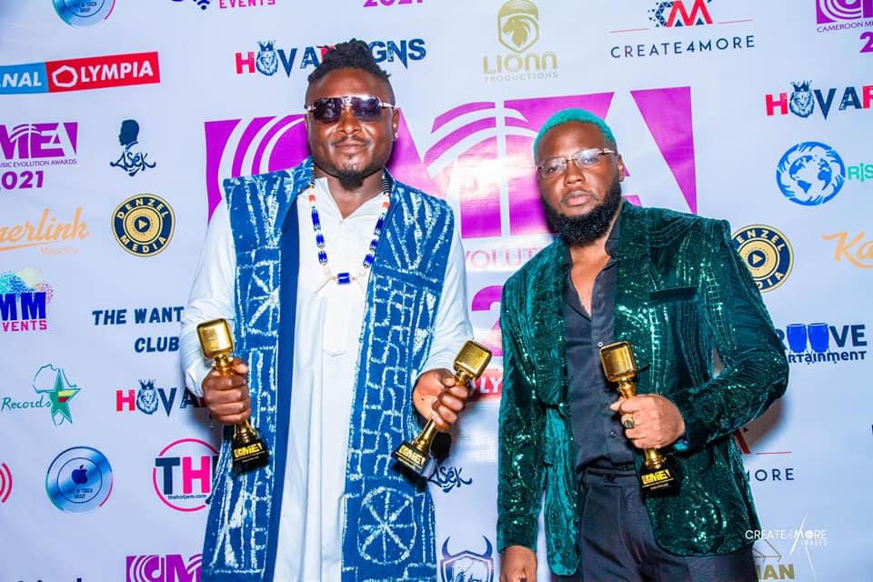 theHOTJEM's tweet photo. I’m case you missed the Cameroon Music Evolution Awards on Oct 28, @Wittyminstrel2 won two awards, while @KocOfficial @mimieofficielle and many others graciously took home an award! #TheHotJem
#CameroonMusicEvolution https://t.co/1KethxPDNM