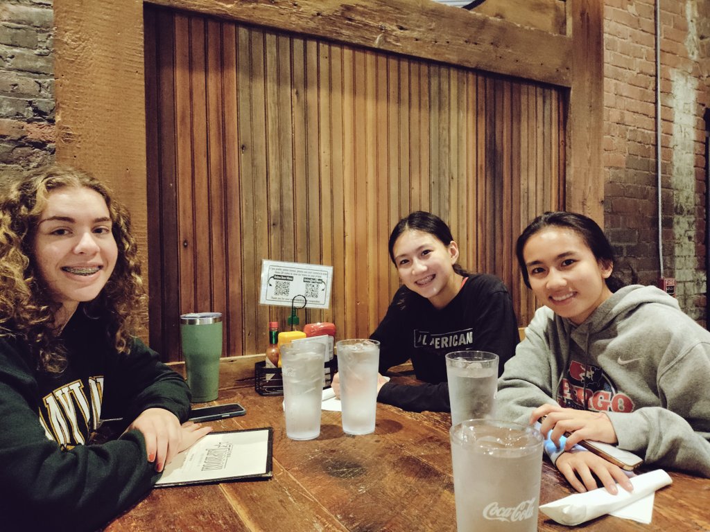 DragonWrestling's tweet photo. THIS JUST IN... 3 Lady Dragons have been spotted in Iowa #weighinsdone #time4tacos #KillaKenz #bars4Bayley #TheBrennaDilemma https://t.co/x2hkEJsWx6