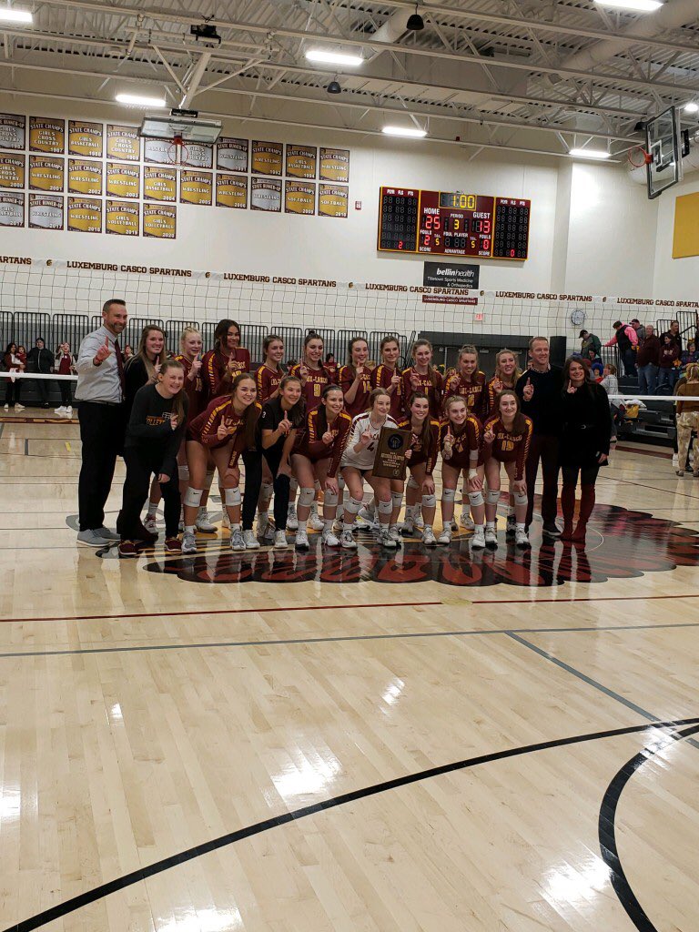 emplifyttown's tweet photo. Congrats to @LCSpartanvball on winning sectionals and advancing to state next week! #roadtoresch https://t.co/9U4gO3Eudj
