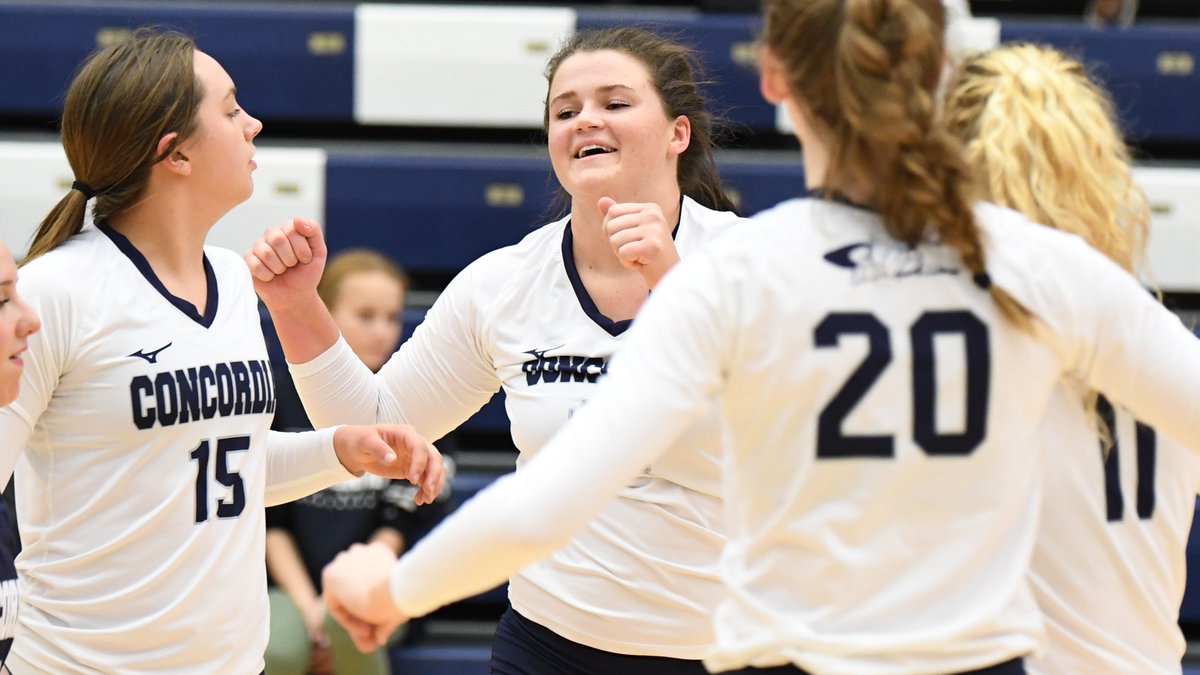 🏐 | <a href="/cunevolleyball/">Concordia Bulldogs Volleyball</a> RECAP: Cardiac Dawgs outlast No. 14 Northwestern in five sets - bit.ly/3ExmP5K.

UP NEXT: CUNE (13-10, 8-7 GPAC) will host Hastings on Tuesday.