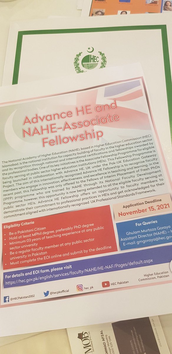nishatriaz's tweet photo. Women in Higher education
A wonderful start of day 3, with NAHE presenting. Glad to have @AdvanceHE feauturing visibly and being appreciated.
Great work by ever amazing @AlisonAdvanceHE and Dr Shaheen Sardar Ali.
#PakUKEducationGateway
#AllPakVCsConference https://t.co/Itl6H9evZ1