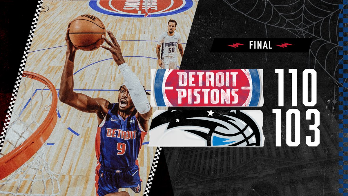 Saturday showdown for a #PISTONSWIN

🔹 <a href="/JeramiGrant/">Jerami Grant</a>: 22 PTS / 5 AST / 7 REB
🔹 <a href="/KellyOlynyk/">Kelly Olynyk</a>: 18 PTS / 5 REB / 3-6 3PT
🔹 <a href="/SaddiqBey/">Saddiq Bey</a> &amp; <a href="/j_josh11/">Josh Jackson</a> with 11 PTS and 7 REB each