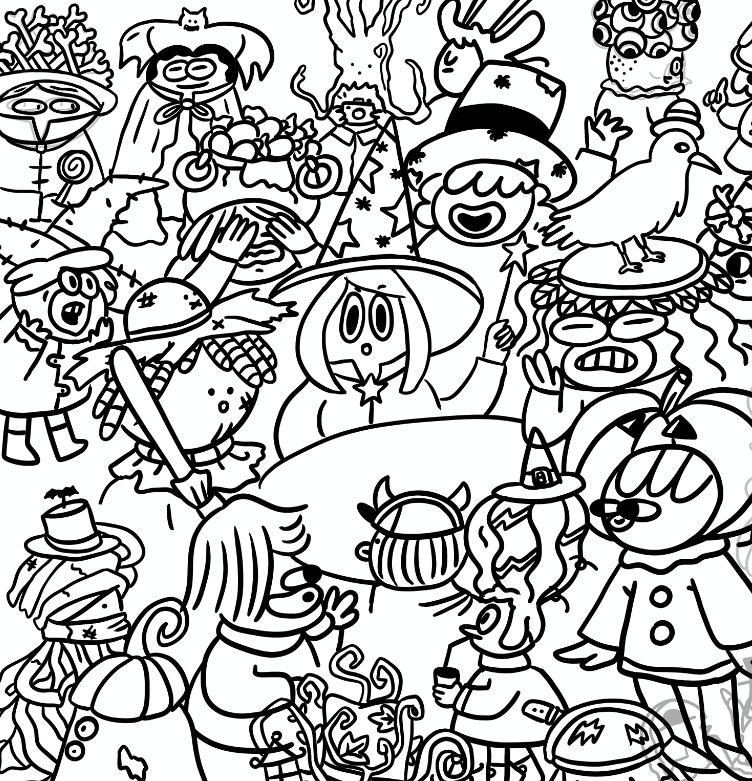 HatsAndCapsNFT's tweet photo. Sketching the halloween airdrop for collectors of the Hatlloween Special Edition 👀🤠

#hatsandcaps #hatlloween #hicetnunc https://t.co/jFtYepQHCZ