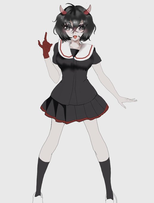 #irodori #へんたつ#絵描きさんと繋がりたいぼちぼち描いてた「へんたつ」のへんおにちゃん、今月中に描き終わるかと思ったけど無理そう……進捗がてらにあげとこっか… 