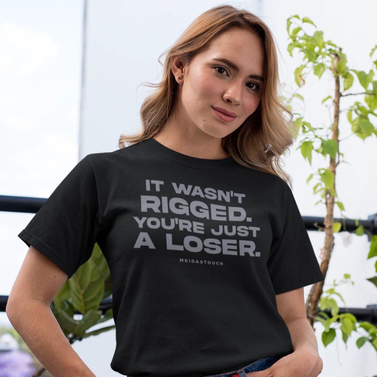 MeidasTouch's tweet image. Maybe we should get her one of these? Get yours and save 10% with code DEMOCRACY this weekend only.

Tee: store.meidastouch.com/products/it-wa…

Long sleeve: store.meidastouch.com/products/it-wa…

Sticker: store.meidastouch.com/products/it-wa…