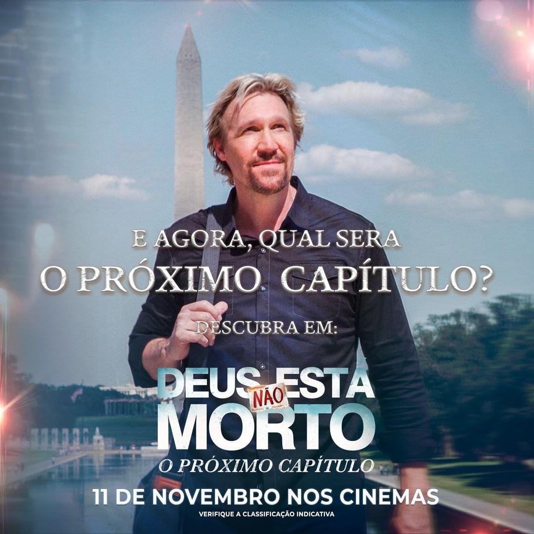 11 de novembro nos cinemas !!
・・・
Os filmes da série “Deus Não Está Morto” emocionaram a milhares de pessoas. Você foi uma delas?

Conta pra gente aí nos comentários qual o seu grau de ansiedade para conferir o quarto filme desta saga incrível e qual deles você mais gostou.
