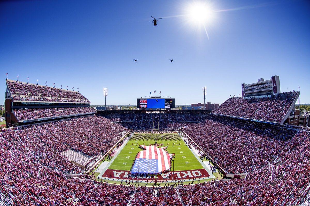 Special day in Sooner Nation!

#SoonerSalute🇺🇸 #BoomerSooner