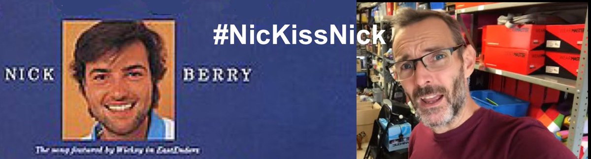PacketBoy's tweet image. #NicKissNick  all in good fun - raising money for Mind UK - justgiving.com/fundraising/la…