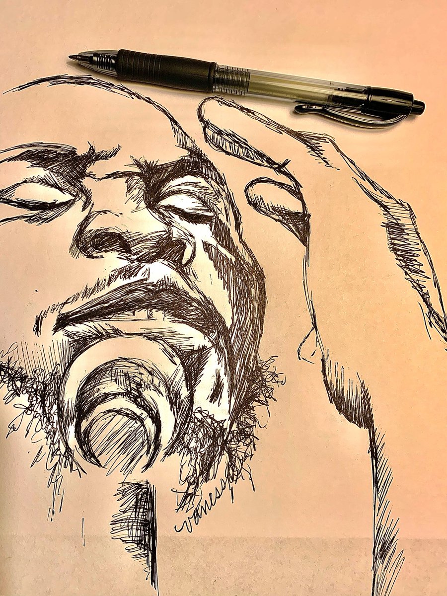 williamsvanessa's tweet photo. #inktober2021 #whenwemove #artshare @PilotPenUSA G-2 07 https://t.co/JGaVWqvS9n