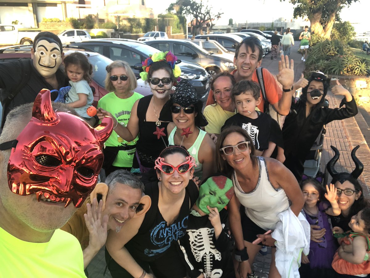 HashdeUruguay's tweet photo. Hoy corrimos nuestro Halloween Hash Run, poco a poco volvemos a correr como antes de la pandemia. OnOn!!!

#HashHouseHarriers
#Hashing #HHH #H3
#UruguayHHH https://t.co/9O6ZC3Fi5N