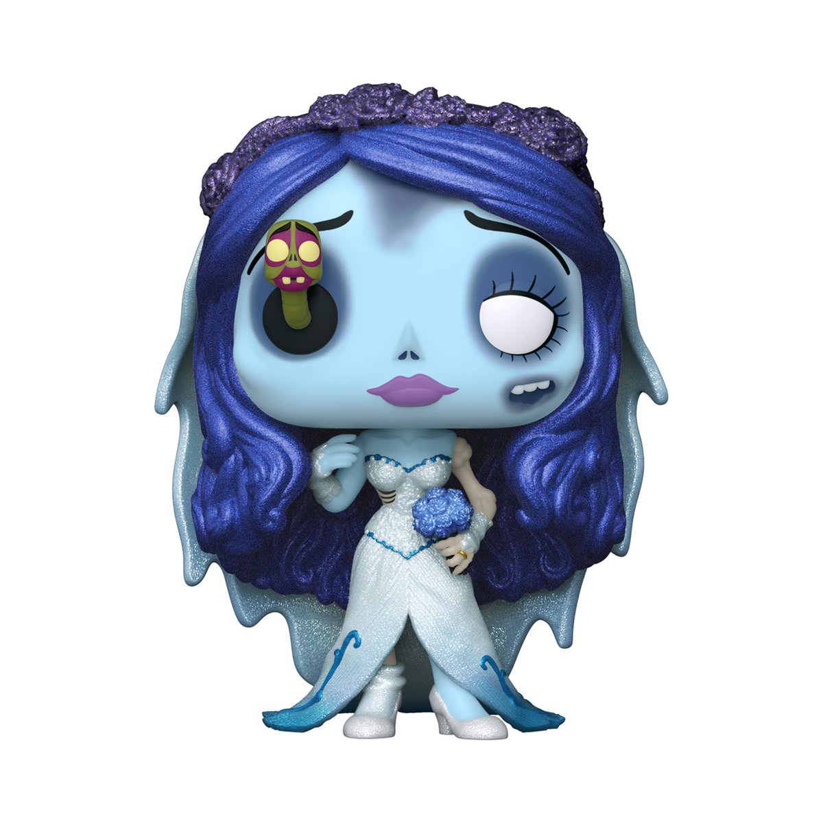 OriginalFunko's tweet image. RT and follow @OriginalFunko for the chance to WIN a @HotTopic exclusive Corpse Bride Emily Diamond Edition Pop! #Funko #FunkoPop #FunkoGiveaway #CorpseBride