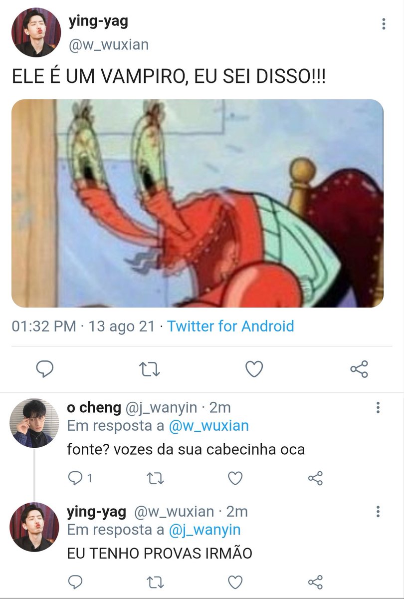 baobeishizun's tweet photo. #WangXian mini au: V 🦇🕸️

Wei Wuxian acredita que seu novo vizinho é um vampiro. Agora, para salvar seu lindo pescoço de ser devorado, ele está disposto a fazer de tudo para provar que Lan Wangji não é um simples humano. https://t.co/UXSniB5sWg
