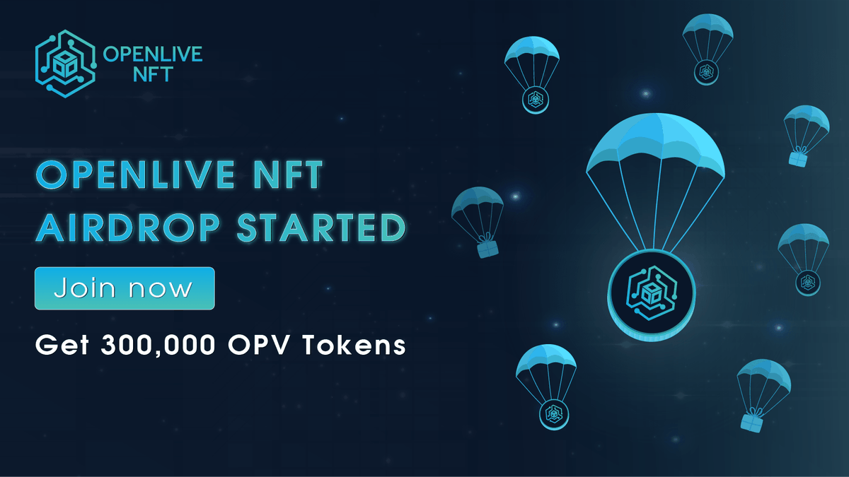 Monbase_global's tweet photo. ✅RECEIVE FREE OPV TOKEN? WHY NOT? 

📌Total reward of 300,000 OPV Tokens in Airdrop program

Huge gifts for those who are fastest one! 

👉Join now: https://t.co/s1E0CGM3bN
#OpenLiveNFT #NFT https://t.co/drzzLXCjDj