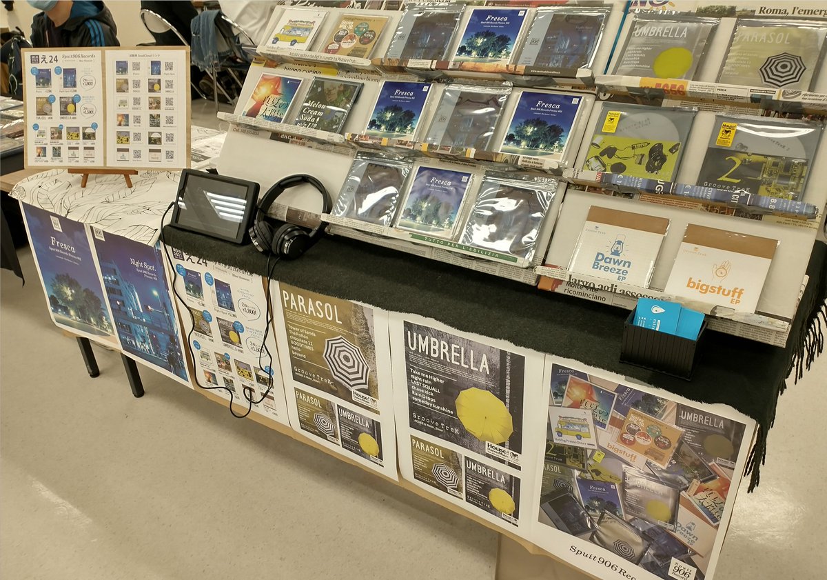 Water_Slider_tw's tweet photo. 無事にオープンしてます！
以下にてお待ちしてま〜す。

M3秋 10/31
Spuit 906 Records
第ニ展示場1F え-24

#M3秋 #M3秋2021 #House_Music #Deep_House #Disco_House https://t.co/5isq82xJL8