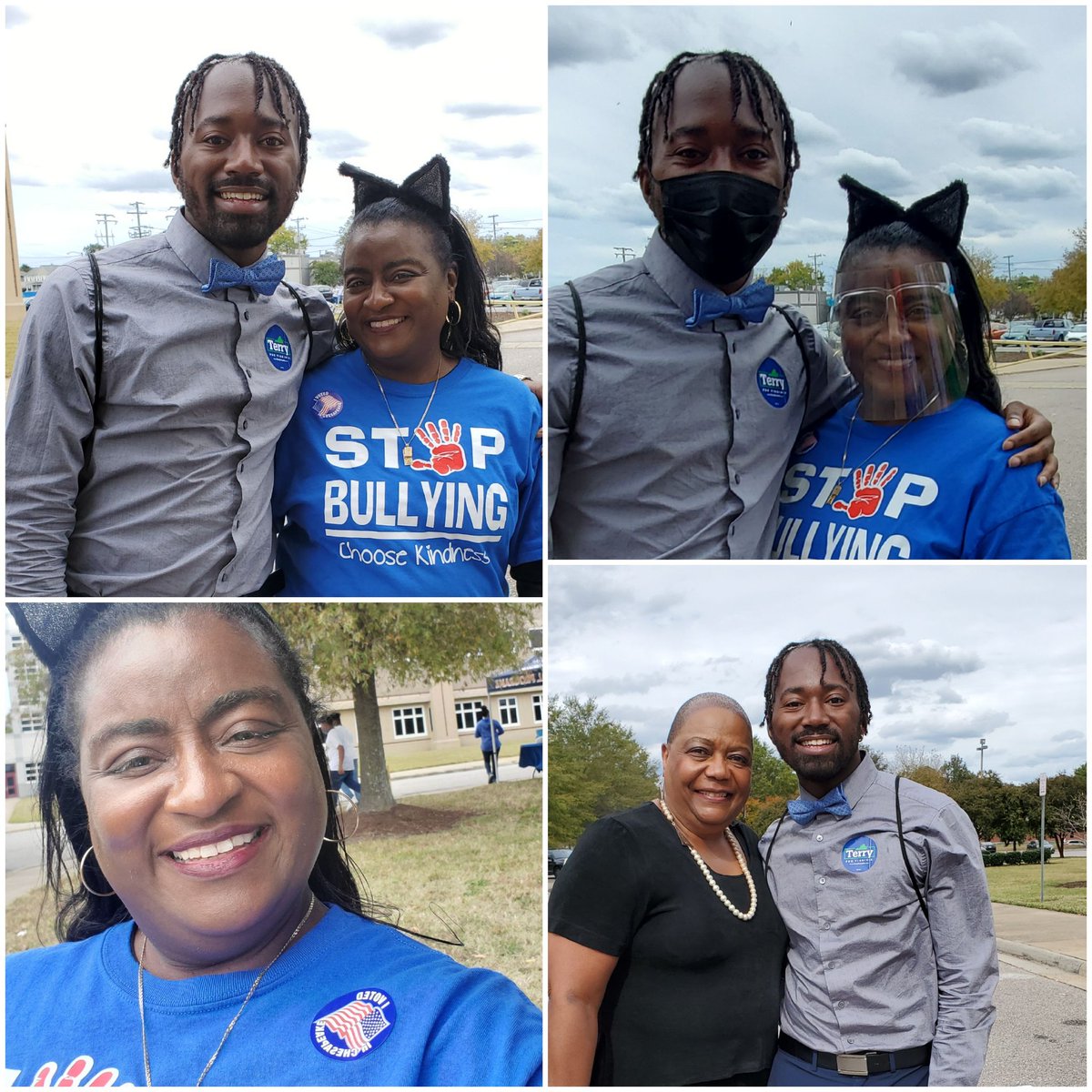 I started my morning by early voting ..later Delegate @NadariusClarkVA  of the 79th district showed up to support our Youth Risk Prevention Extravaganza #youthmatters @PortsVASchools .@cityofPortsVA #ppsshines #ppsbullyfree