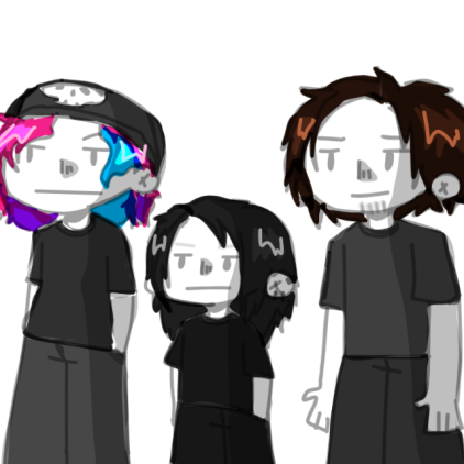 StJimmy49125503's tweet photo. (Aug) Doodle dump 2
2004 Corey, Joey, and Jim, but it looks like Jim is a dad escorting his teenage son and preteen daughter across the street

#slipknot #coreytaylor #joeyjordison #jimroot #numetal #doodles #fanart https://t.co/RqJd72dldG
