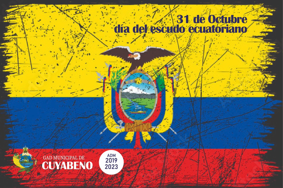 El 31 de octubre se celebra el día del Escudo, uno de los Símbolos Patrios de Ecuador que fue adoptado oficialmente por el Congreso de 1900, logrando su implementación en la presidencia del General Eloy Alfaro Delgado, el 7 de noviembre del mismo año.