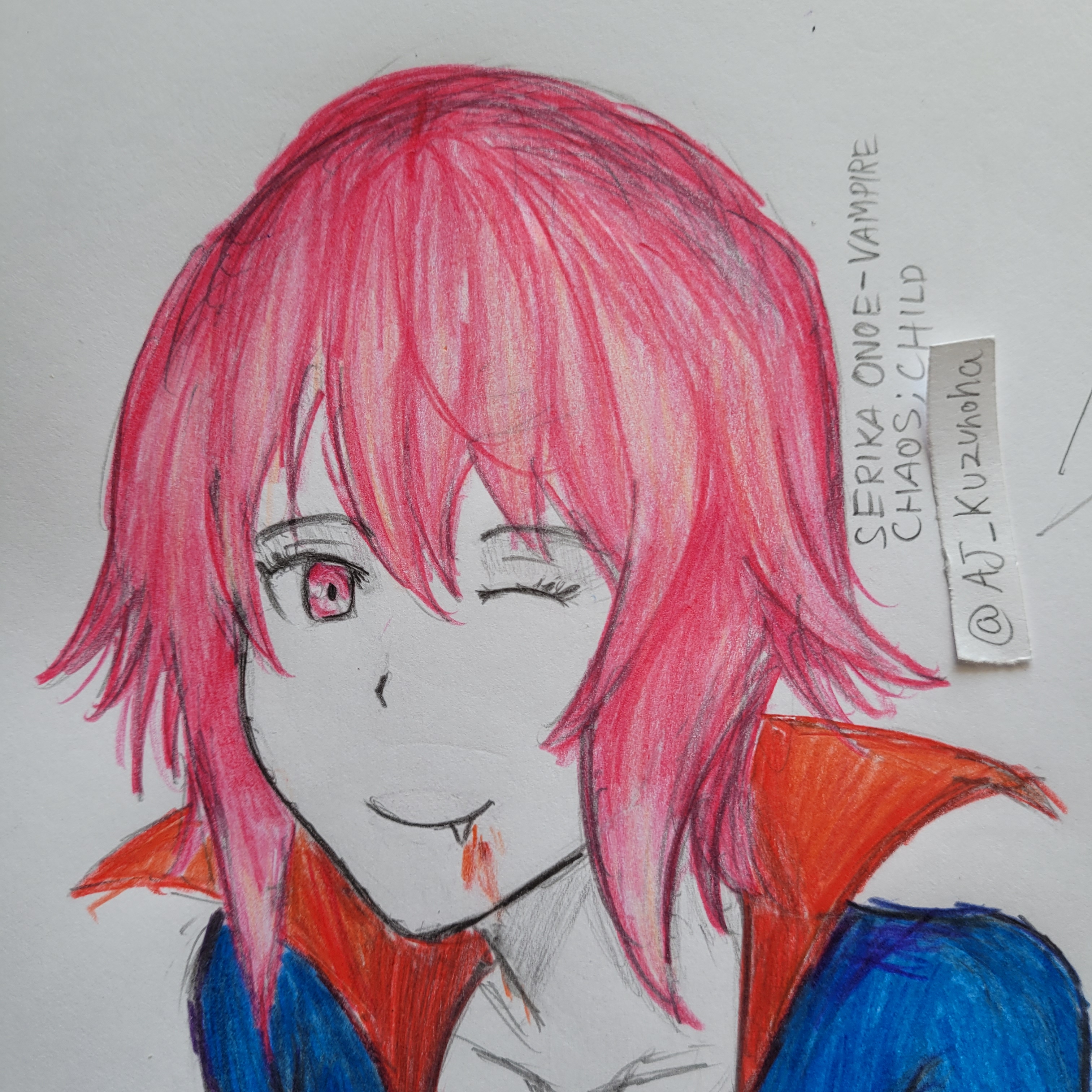 Aj Serika Onoe Vampire 尾上 世莉架 吸血鬼 Chaos Child カオス チャイルド Happy ay Dan Ily 科学adv カオチャ カオスチャイルド 尾上世莉架 T Co 9xkrw3kyua Twitter