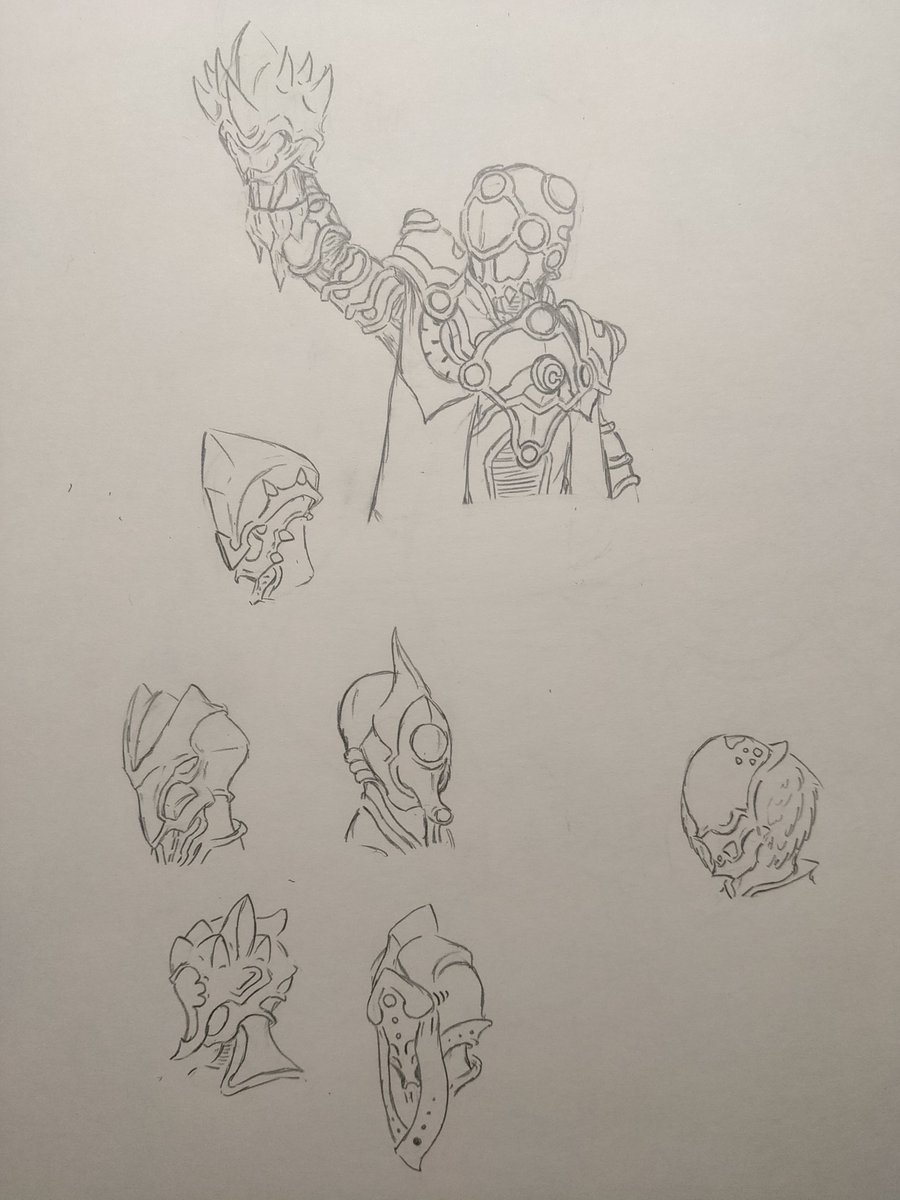 #元素版ワンドロ
敵の首を掲げるコペルニシウムとオリジナルのエレメトロン(うちの子)達 