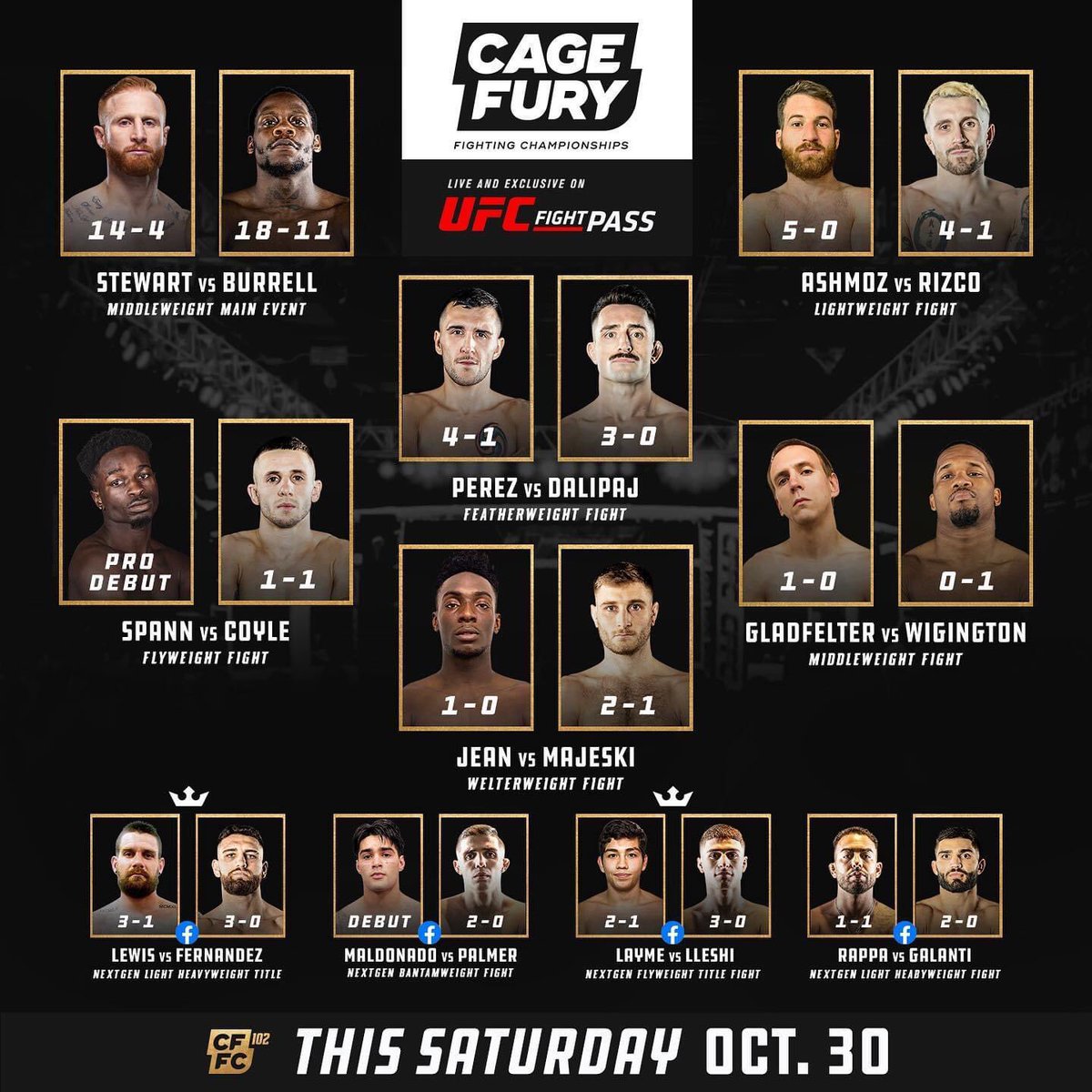 action_returns's tweet photo. #CFFC 102: Stewart Vs. Burrell. #TheActionReturns #TheActionReturnsPodcast #TheHorrorReturns #TheHorrorReturnsPodcast #THRPodcastNetwork #Action #ActionMovies #ActionFilms #ActionTV #ActionTVSeries #ActionMoviePodcast #CageFuryFightingChampionships #CFFC102 #UFCFightPass #MMA https://t.co/EluN7SXfu9