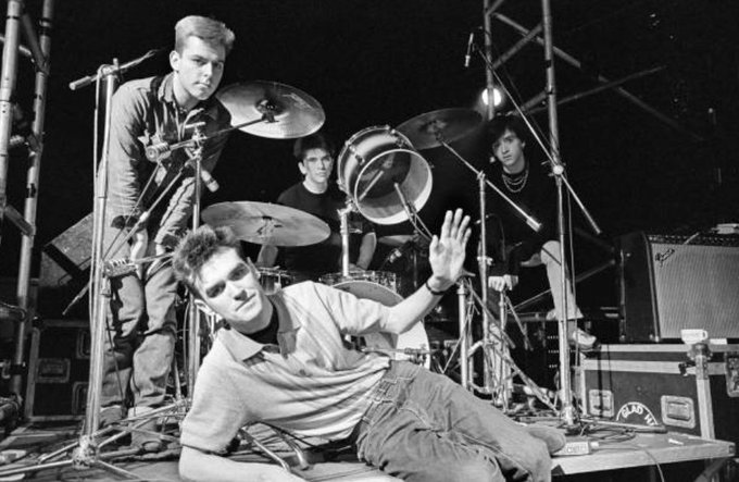 crockpics's tweet photo. The Smiths, 1984. Photo by Harry Prosser. https://t.co/RclYW1wrmx