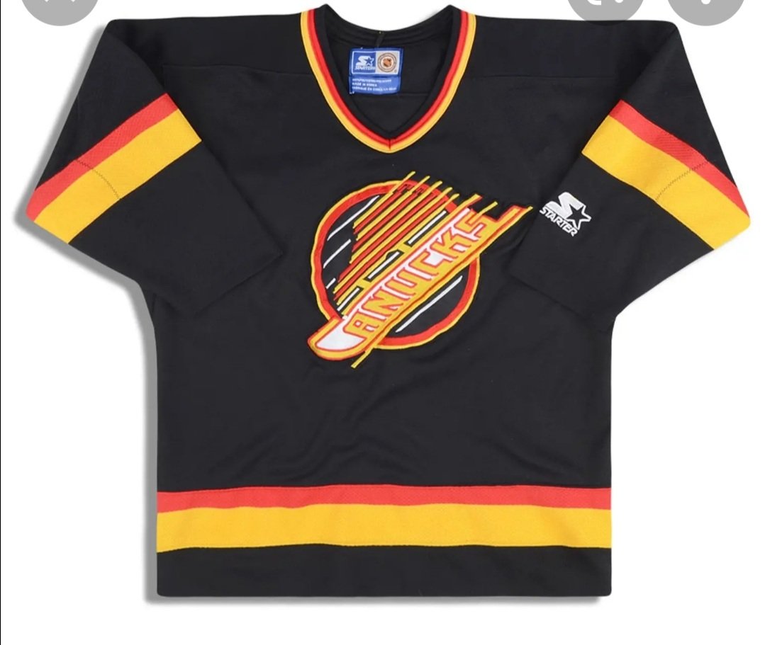 me_citton's tweet photo. @Canucks With the arsenal of hockey jerseys, wouldn't this #Canucks one have been a better choice for tonight's Halloween theme?  Still enjoying game night though. https://t.co/xFkDat0RUj