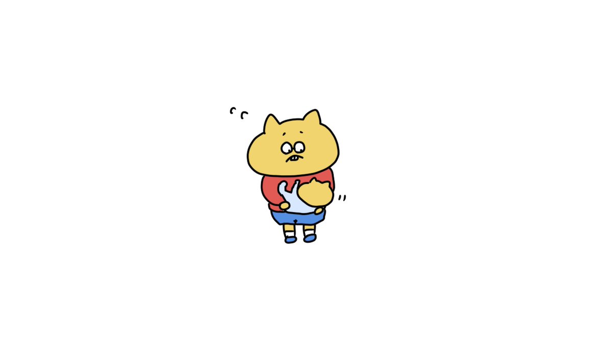 abckaori's tweet photo. どーしましょ。

#ネコタロー　#人生楽しいネコ　#イラスト　#ネコ https://t.co/Ms5ssPa6is