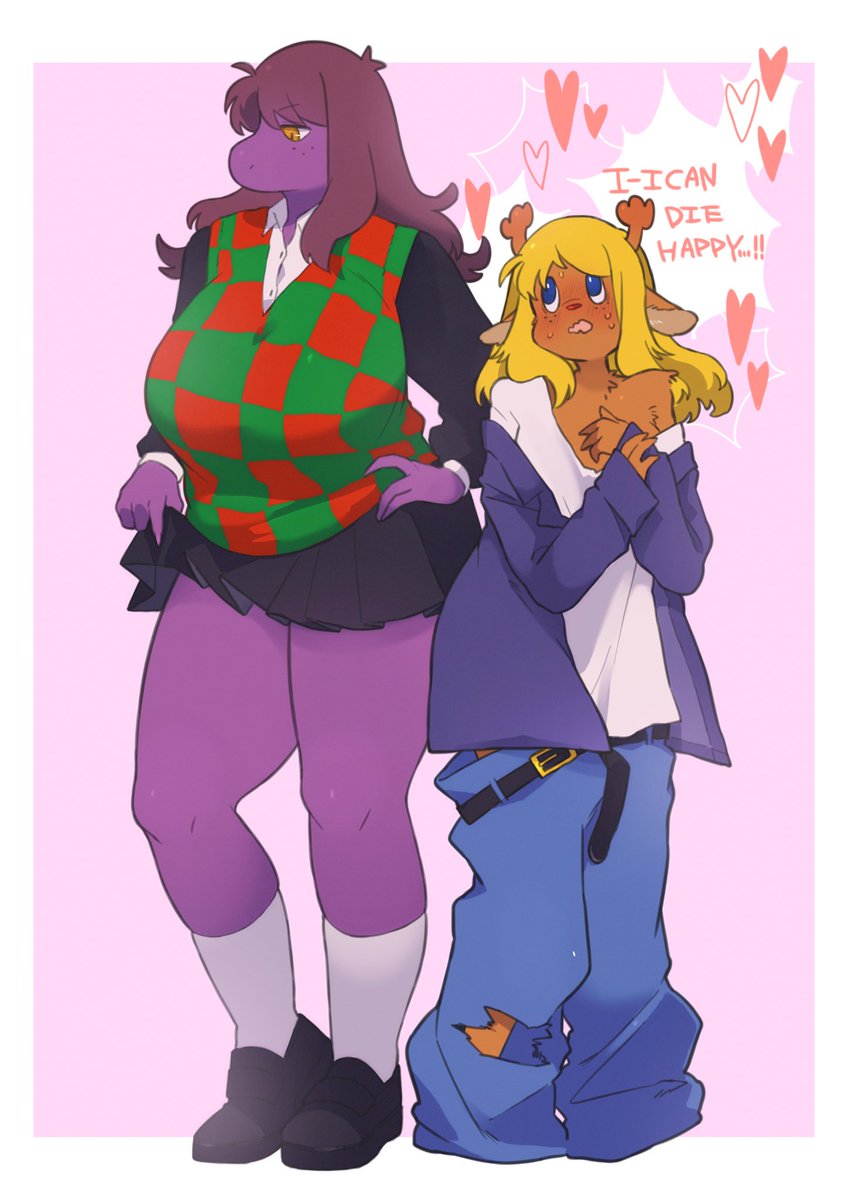 お題ありがとうございました〜🎃
去年も描いてたノエスジちゃん 