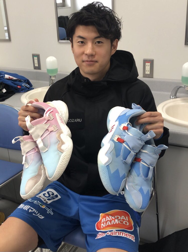 島根スサノオマジック パックマンフーディー、安藤誓哉メッシュ