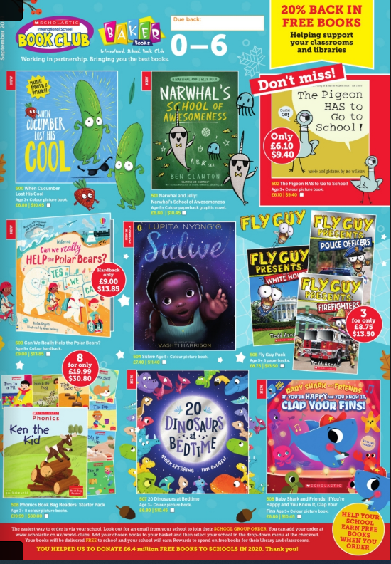 JESSPrimaryLRC's tweet photo. VIRTUAL BOOK FAIR: Donβt forget about our latest Scholastic Book Club at https://t.co/idIXhj3ic9. There are hundreds of fantastic childrenβs #books to choose from!ππ
Please place your order online by 6th Nov! #JESSreads #JESSprimaryLibrary #ReadingforPleasure #BookFair https://t.co/wAG2B07g76