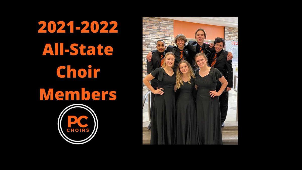 PCHSChoirs's tweet image. Congratulations to the PCHS representatives of 2021-2022 All-State Choir.  We are #PCR3Proud
