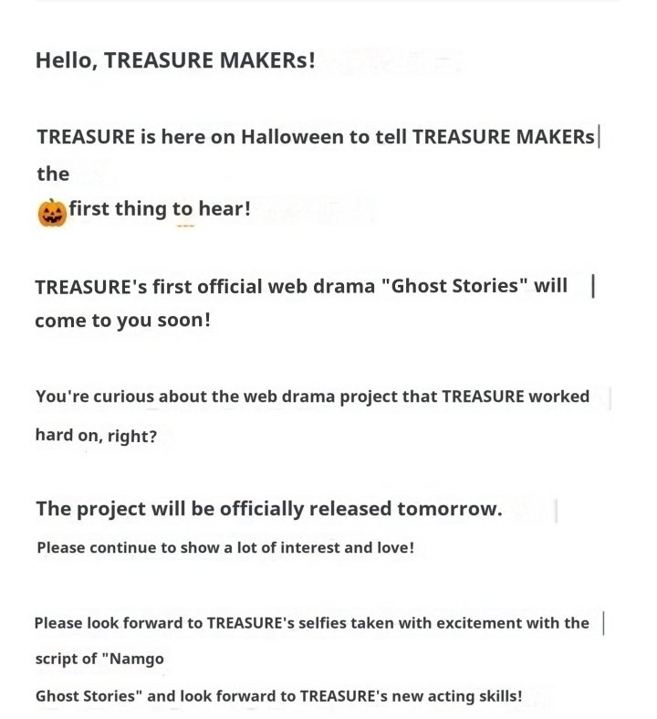 BehidaP's tweet photo. ยฟPero acaso su banda favorita hizo un minidrama? Porque TREASURE lo hace por segunda vez
#TREASURE
#treasureHalloween
#TreasureMaker
#THETREASUREEFFECT https://t.co/z0zWLvuxp2