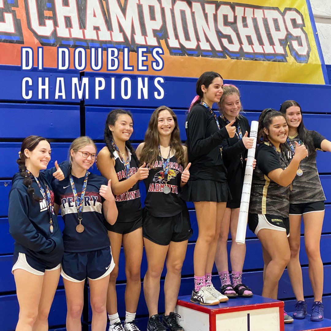 AZPreps365's tweet photo. 🏸 2021 State Champions🏸Congratulations to all who competed in the Singles and Doubles Championship Tournament. @HHS_Athletics_1 @RedMtLions @SDOathletics @CDS_TUHSD @SunriseMustangs @IronwoodSports @CampoStudentSec @PrescottBadgers @BashaAthletics @GilbertHSTigers @perry_pumas https://t.co/pJEYBJuCsz