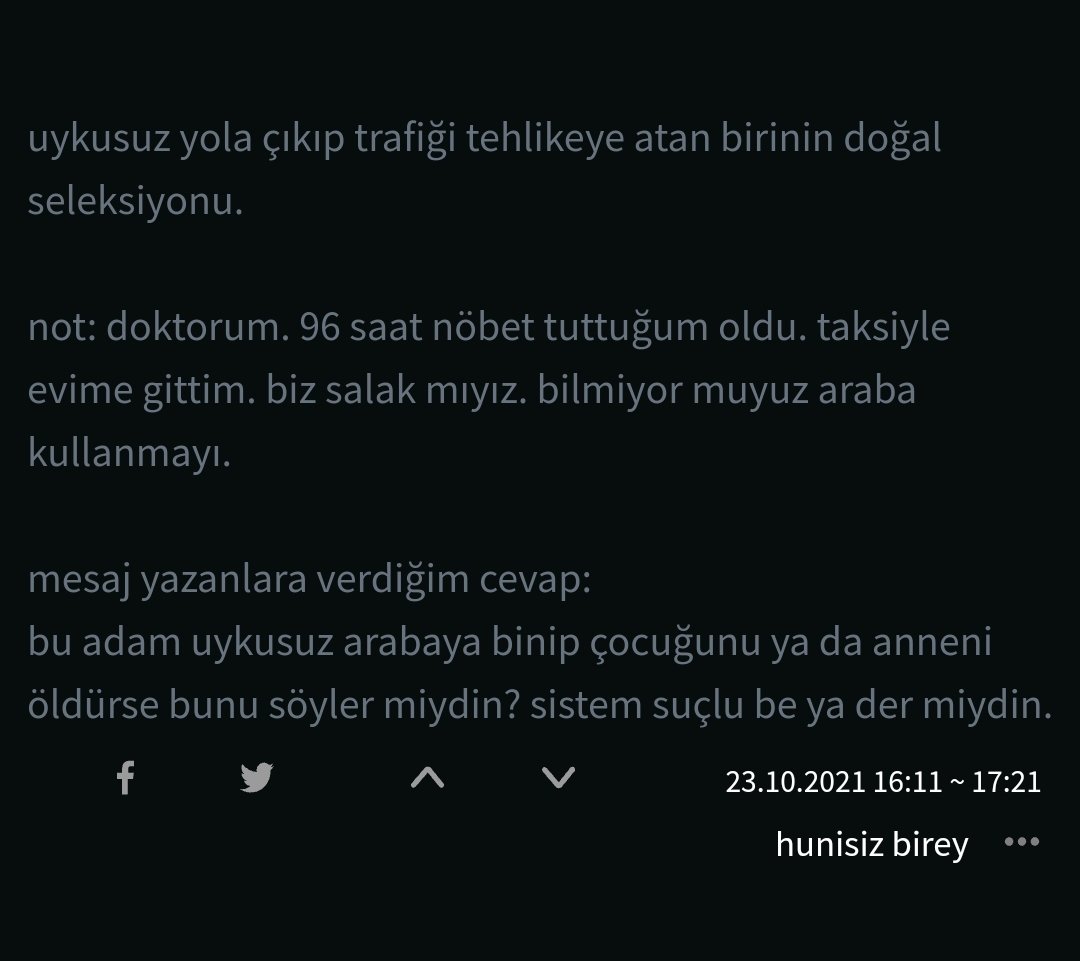 ervanurgulay's tweet photo. Bu düşünce yapısına sahip, mesleğinin "Önce, zarar verme!" ilkesini sadece hastalarla sınırlı sanan hekimlere yetkililerce dur denmediği sürece Rümeysa'lar ölmeye devam edecek. #yorgundoktorlarölüyor
#36SaatNobetOlmaz https://t.co/hvhYdt7QTE