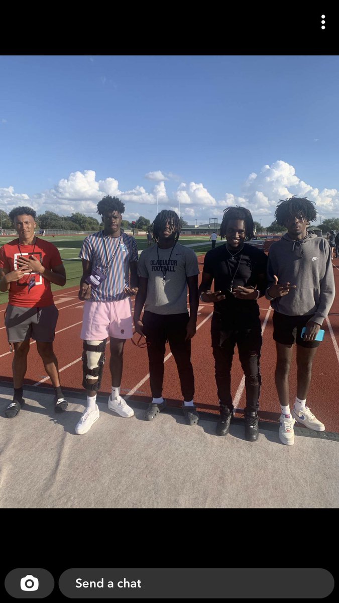 jaidenbarr1's tweet photo. Had a great time today!💜@SAGU_Football https://t.co/LlH40cPlZn