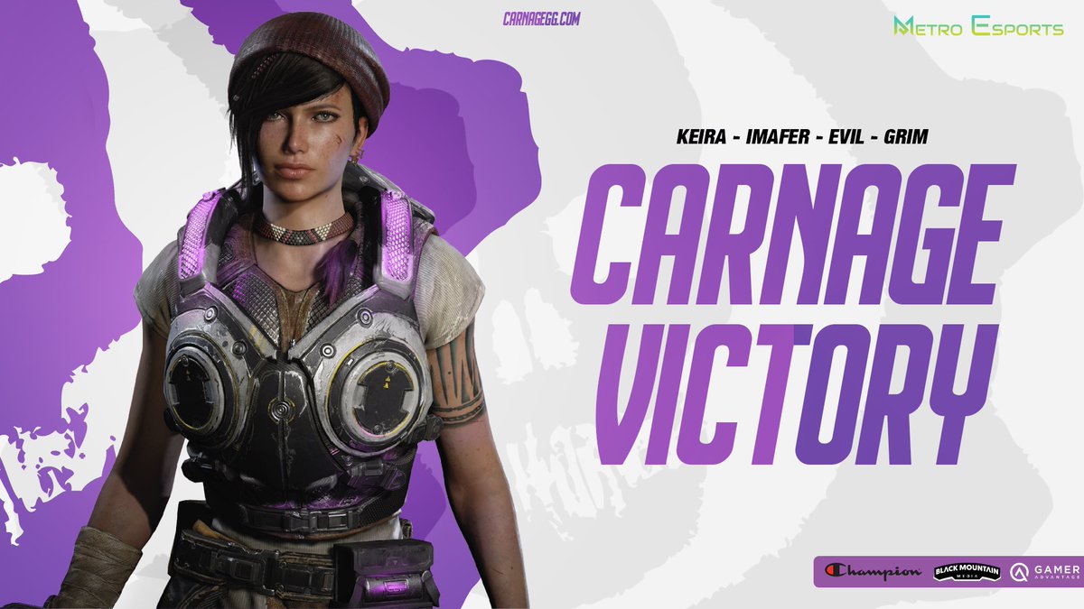 CGCarnageGaming's tweet photo. 🤙🏻 Se jugaron 3 enfrentamientos, se ganaron 3 enfrentamientos! Vamos felicidades a nuestras talentosas Chicas de Carnage! #CGLadies #GearsEsports
Empezamos bien en @MetroEsportsUS los vemos el Sábado que viene.
- @iMaFerG
- @EVILNESSLY
- @_WaxDoll
- @BIondie_ https://t.co/tF2fAmcKVn