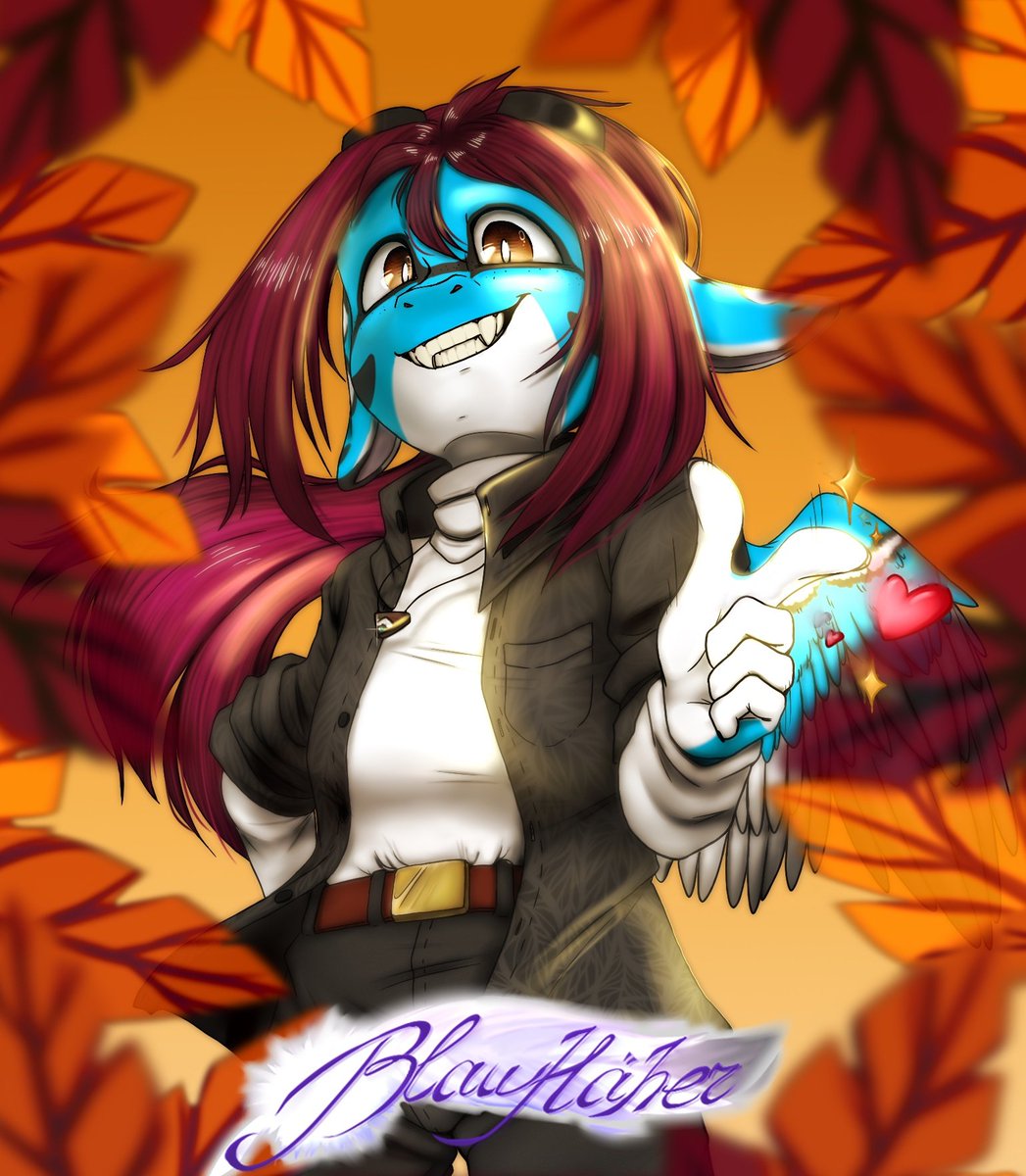 blau_haher's tweet photo. New pfp 
Im sorry for changing them too much recently >\\\\< 

/ #furry / #digitalart / https://t.co/37Y5cVYrEy