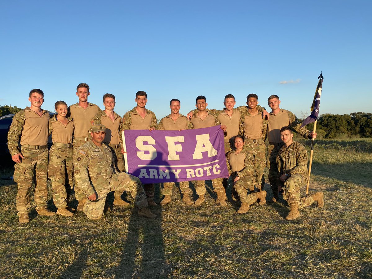 Congrats to our Ranger Challenge team for tying for 1st place with <a href="/TarletonAROTC/">Tarleton State Army ROTC</a>! We are both heading the <a href="/5thBrigadeROTC/">5th Brigade ROTC</a> Ranger Challenge Head to Head Competition in Camp Gruber, OK November 5th - 7th!